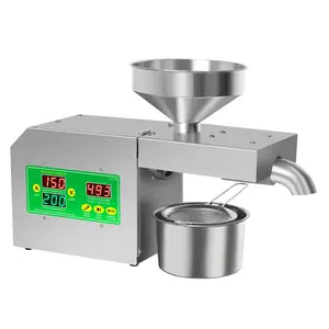 Small multi-functional oil press peanut sunflower seeds sesame oil press equipment Cooking oil