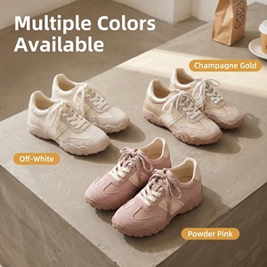 Nouvelles Chaussures de Sport Décontractées Élégantes à Talons Hauts en Cuir Véritable et Moelleuses Yearning 2026 (8cm) – Le secret que vous seul(e)s connaissez - Product Image 6