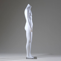 Mannequin masculin haut de gamme en fibre de verre, corps entier, blanc/couleur personnalisée, design invisible pour la photographie et l'affichage de vêtements