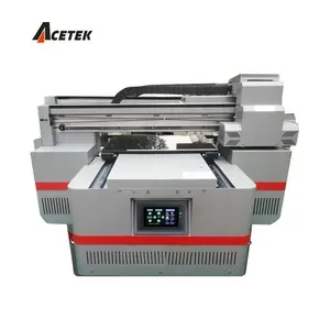 Plana A1 de inyección de tinta de gran formato 6090 impresora UV A2 plana impresora UV máquina de impresión digital de precio