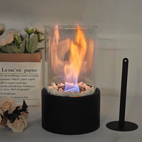 Meilleure Vente : Cheminée de Table de Camping en Métal Noir, Kit de Fabrication de S'mores pour Fêtes, Fournitures de Jardinage