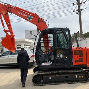 Mini-excavatrice hydraulique sur chenilles d'occasion Hitachi ZX70 ZX75 ZX120 ZX200, idéale pour la construction, modèle Hitachi ZX70-5A - Product Image 6