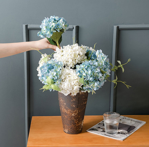 Nhà Máy Bán Hàng Trực Tiếp Nhân Tạo Hoa Tú Cầu Lụa Tú Cầu Chi Nhánh Duy Nhất Thân Cây - Product Image 2