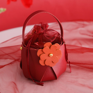 Коробка конфет из искусственной кожи, изящная Цветочная элегантная подарочная сумка для свадебного дня рождения, рекламная деловая упаковочная коробка - Product Image 5