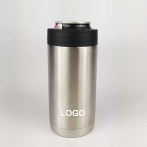 <span class=keywords><strong>Cadeau</strong></span> promotionnel pour les entreprises d'<span class=keywords><strong>alcool</strong></span> Refroidisseur de canettes de bière Boîtes minces Isolateur de 12 oz Porte-canettes <span class=keywords><strong>en</strong></span> acier inoxydable à double paroi - Product Image 1