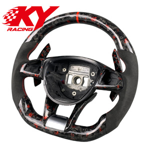Volante de Fibra de Carbono Forjado Personalizado para Mercedes Benz AMG W205 C205 W166 W167 W213 W217, para BENZ GT S GLA GLC GLE GLS SL - Product Image 2
