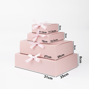 Sang Trọng Biểu Tượng Tùy Chỉnh Quần Áo Đồ Bơi Ăn Mặc Quần Tóc Giả Bao Bì Hộp Quà Tặng Hộp Với Ribbon Và <span class=keywords><strong>Satin</strong></span> Cho Phần Mở Rộng Tóc Sản Phẩm - Product Image 5