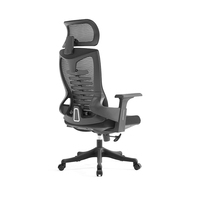 Personnel visiteur bureau exécutif chaise en maille salle de réunion tournante en gros pour bureau de poste de travail