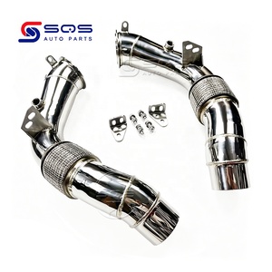 Tuyau d'échappement droit poli de haute qualité SQS OEM/ODM pour BMW F10 M5 F06 M6 – Tuyaux d'essai - Product Image 1