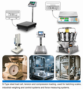 Sts3 5t Cảm biến cảm ứng Load cell Trọng lượng Transmitter 100kg S loại công suất sử dụng cho trạm trộn quy mô lực lượng cảm biến - Product Image 6