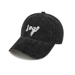 Casquette de baseball brodée lavée, tendance et confortable, très vendue, de haute qualité, 100 % coton - Product Image 2