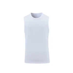 wholesale undershirt men cotton plain tank top men workout plus size custom logo crew neck tank top men slim fit gym vest