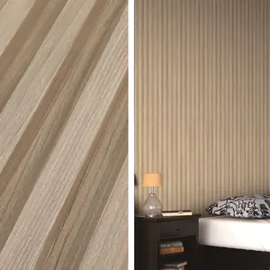 Sunwings WPC Panel tường | Cổ Phiếu trong chúng tôi | 6-Pack 102 ''x 6.5'' 3D rãnh trang trí tường gỗ không thấm nước panelling cho nội thất