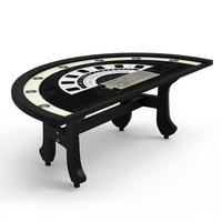 YH Table de jeu commune à 7 places Cartes à jouer Poker Table de blackjack chinois