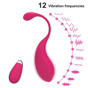 Heißer Verkauf 10M Drahtlose Fernbedienung Tragbarer <span class=keywords><strong>Vibrator</strong></span> mit 12 Vibrationsfrequenzen – Sexspielzeug für Frauen, Jumping Egg - Product Image 2