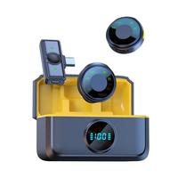 Microphone Lavalier sans Fil 2.4G à Réduction de Bruit avec Double Émetteur et Étui de Charge USB-C pour iPhone, Android, Appareil Photo et Diffusion en Direct