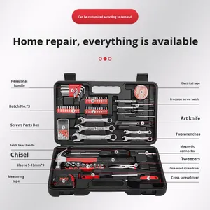 Nhà máy trực tiếp 146pcs Thiết lập tùy chỉnh hóa đơn hộ gia đình kết hợp hộp công cụ nóng bán công cụ phần cứng thiết lập qua biên giới OEM - Product Image 2