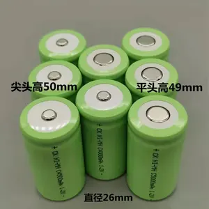 2 pcs/लॉट उच्च क्षमता c4000 4500 निकल हाइड्रोजन नो.2 रिचार्जेबल 1.2v बैटरी पैक उच्च क्षमता बैटरी पैक - Product Image 2