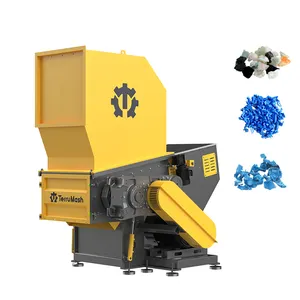 Automatic Plastic Pet Bottle Single Shaft Shredder For Rubber And Aluminum Can Recycling