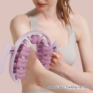26-Rad Bein <span class=keywords><strong>massage</strong></span> gerät Ringförmige Bein rolle für Waden muskel entspannung Schönheits gerät zum Abnehmen Bein Yoga Rad Fuß <span class=keywords><strong>massage</strong></span> gerät - Product Image 3