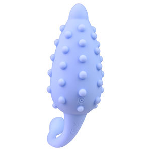 CityFun Steel Toothed Wolf Girly Farbe Flüssiges Silikon Vibrator Mastur bator Springen Ei Adult Sexspielzeug - Product Image 6