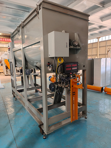 Mortero seco Reparación de paredes Masilla Capa desnatada Arena Cemento Aves de Corral Estiércol Fertilizante Máquina mezcladora Válvula Bolsa de bolsillo Saco Máquina de embalaje - Product Image 5