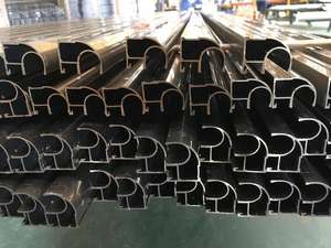 Commercio all'ingrosso serie 6000 alluminio estruso profilo con servizio di taglio per armadio porta scorrevole pista - Product Image 2