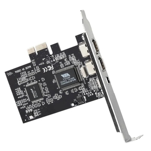 PCI-E 3 พอร์ต 1394a 1394b การ์ดขยายไฟร์ไวร์ 2x6 พิน+1x4 พินสำหรับเดสก์ท็อปพีซี - Product Image 4