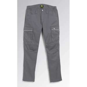 DIADORA UTILITY - 702.177649-75070/XL Pantalon cargo à quatre poches gris acier-PANTALON DE TRAVAIL EAN 8032521547490 - Product Image 1