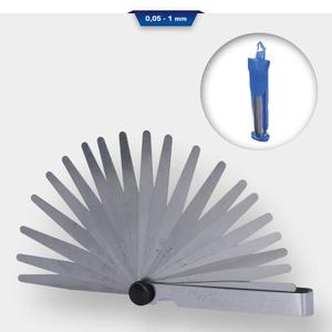 HERRAMIENTAS BRILLANTES-BT114901 Calibrador de precisión 0,05 - 1 mm - EAN 4042146867730 FEELERS AND PITCH GAUGES - Product Image 2