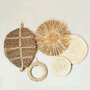 Espejo De Pared Macrame Decoracion Boho Occidental Para <span class=keywords><strong>El</strong></span> Comedor Casa Moderna Mesa <span class=keywords><strong>Circulo</strong></span> Madera Ratan Colgadores Plantas - Product Image 6