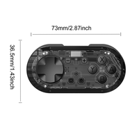 Controlador de largo alcance Vibración Despertar continuo Manija de la consola de juegos para Nintendo Switch Mini manija Controlador pequeño
