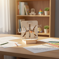 Kit de Modélisation Mécanique en Bois Wincent DIY, Modèle à Liaisons Mécaniques Motorisé, Expérience Scientifique STEM, Jouet Éducatif, Cadeau de Physique