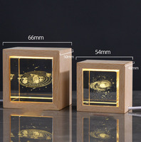 Cube de cristal K9, rectangle vierge, cadeau créatif pour la Journée des enfants, veilleuse en cristal gravée au laser pour la décoration de table
