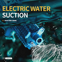 Pistolet à eau électrique MK9 à tir continu pour l'extérieur, avec lumières clignotantes et double chargeur, pour enfants - Vente chaude