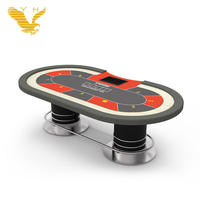 Table de cartes à jouer YH 104 pouces Table de poker Texas Hold'em