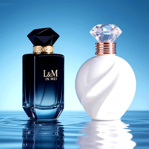 Thiết kế mẫu chai nước hoa OEM sản xuất số lượng lớn L&M, dung tích 30ml, 50ml, 100ml, chất liệu thủy tinh, kèm hộp đựng. - Product Image 3
