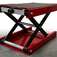 Plateforme élévatrice mobile manuelle hydraulique à ciseaux pour véhicules, type chariot, petite plateforme élévatrice à pousser à la main, élévateur mobile