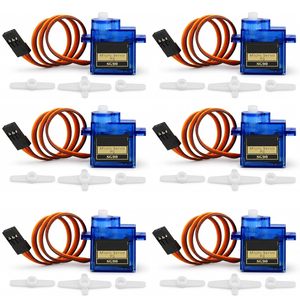 Micro-moteur servo Keacvise SG90 9g 180 degrés, mini servos analogiques pour voiture RC, avion, hélicoptère, bateau, bras robotique - Product Image 1