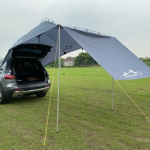 Toldo trasero para coche Laruta 2x3m con protección UV, extensión de tienda de campaña para uso en vehículos. - Product Image 3