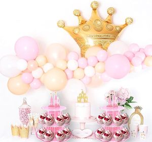 DAMAI - Soporte de 3 Niveles para Cupcakes, Decoración para Fiestas de Princesas, Soporte para Pasteles con Diseño de Castillo Rosa, Decoración para Mesa de Cumpleaños - Product Image 6
