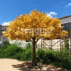 Songtao fabrika peyzaj fiberglas büyük ficus ağaçları yapay banyan ağacı bahçe dekorasyon için