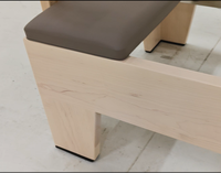 Machine de Pilates Reformer en bois d'érable personnalisable, réglable, sûre et durable, avec une capacité de 200 kg, pour studio de yoga, salle de sport, centre de bien-être