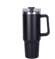 Vaso Térmico de Acero Inoxidable de 40oz al por Mayor, Aislado al Vacío, para Aventura, Café, con Asa, Diseño Moderno, Regalo de Negocios