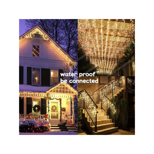 La qualité principale 220V 4M 96Led allume des lumières de rideau de Noël avec la longue durée de vie - Product Image 1