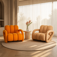 Fauteuils décontractés modernes : Canapés et fauteuils en tissu pour salon, une ou deux places, pour chambres à coucher de petite taille et moments de détente
