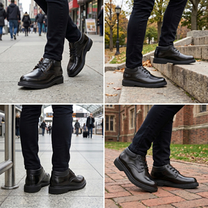 Bottes de travail de sécurité 82102 en cuir pleine fleur de porc, à bout souple, isolées électriquement, confortables et orthopédiques, pour la construction, résistantes - Product Image 6
