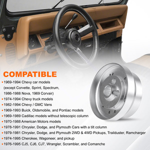 Adaptador de Volante de Aluminio de 5 y 6 Pernos para Modelos Chevrolet 69-94 - Product Image 2