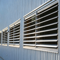 OEM ODM Lamelles d'ombrage en aluminium réglables pour murs rideaux, ventilation de façade architecturale, écologiques, verticales et décoratives