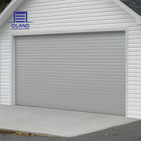 Porte à enroulement en aluminium prix usine, porte industrielle extérieure isolée, résistante au vent et antivol pour entrepôt